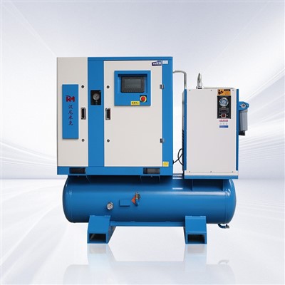 Compresseur d'air à vis haute pression 22kw avec réservoir d'air